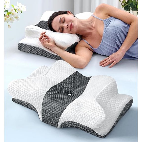Ergonomic Cervical Neck Pillow for Side Sleepers