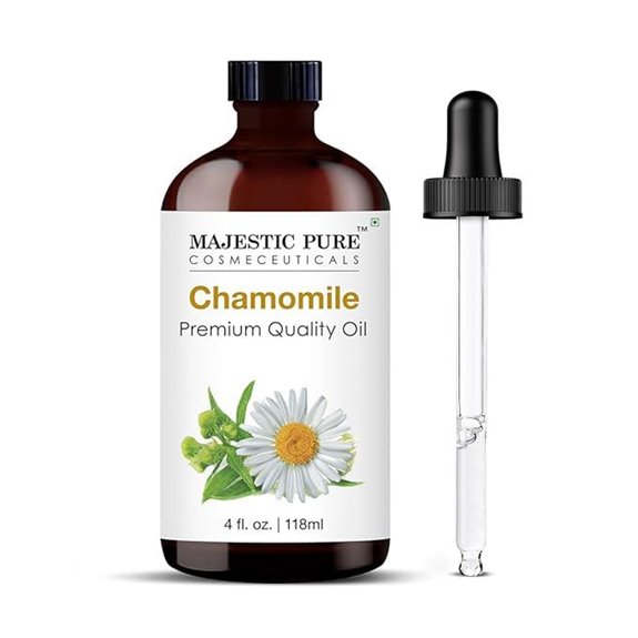 Majestic Pure Chamomile Essential Oil with Dropper