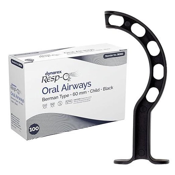 Dynarex Berman Child Oral Airway 100 Count