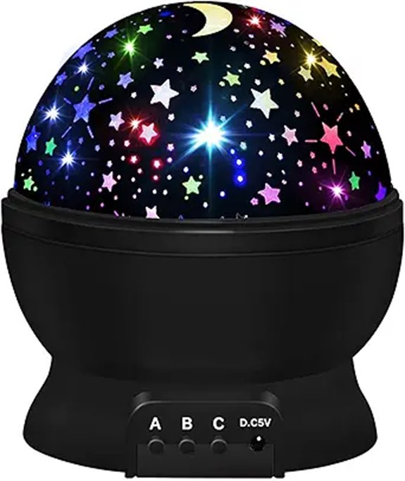 Kids' Star Night Light with Color Changing LEDs