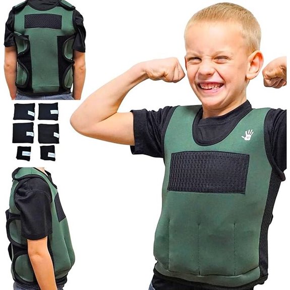 Weighted Kids' Vest with Removable Weights