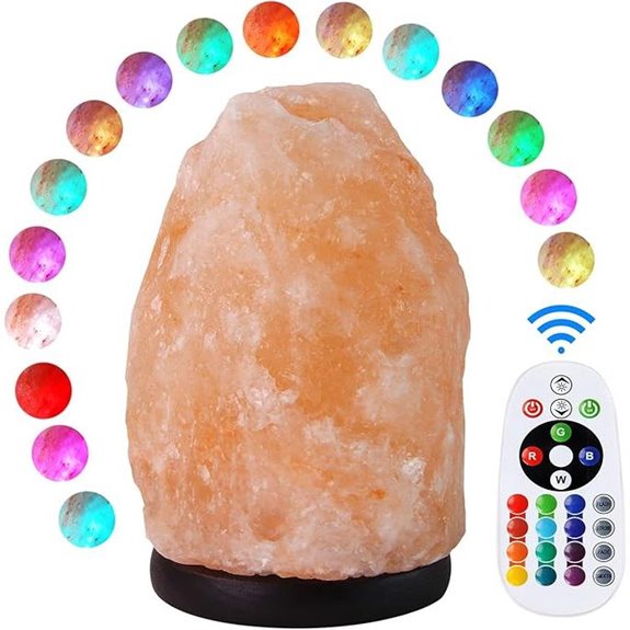 Himalayan Salt Lamp with Remote 16 Color Options