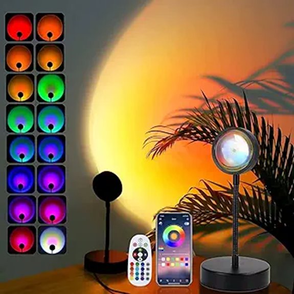 Sunset Projector Lamp with RGB & 360° Rotation