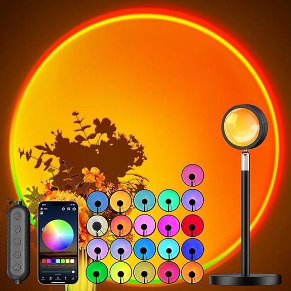 Sunset Lamp Projector with App and Multicolor Light
