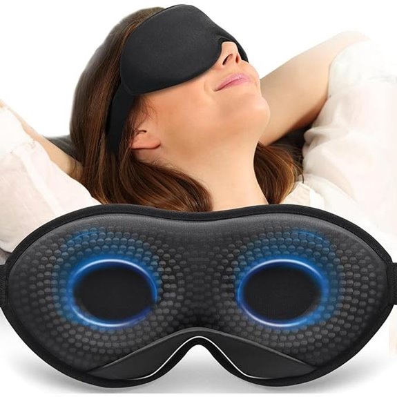 MABAO Weighted Sleep Mask with Memory Foam Cover