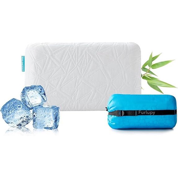 Small Gel Memory Foam Camping Pillow