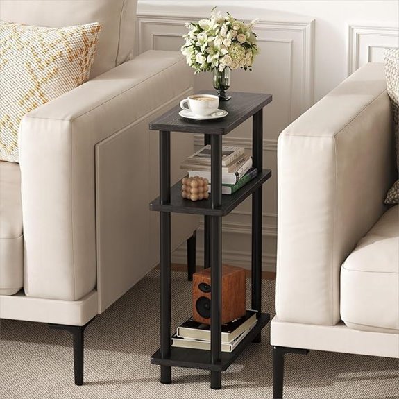 Apicizon Small 3-Tier Narrow Side Table