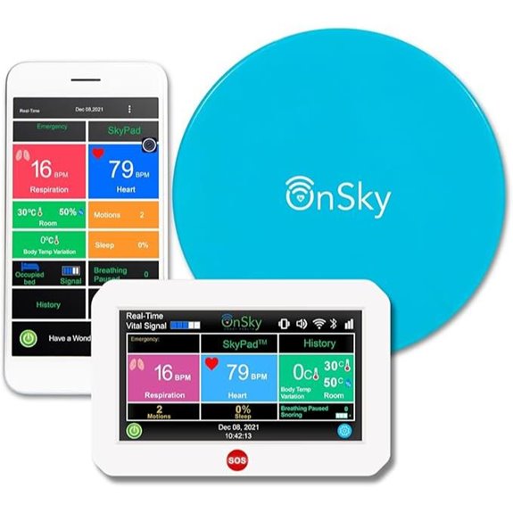 SkyPad Contact-Free Heart Breathing & Sleep Monitor