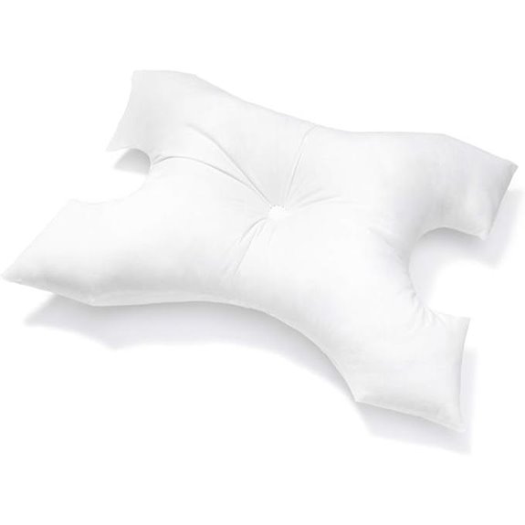 CPAP Pillow with Contoured Cut-Outs and Cover