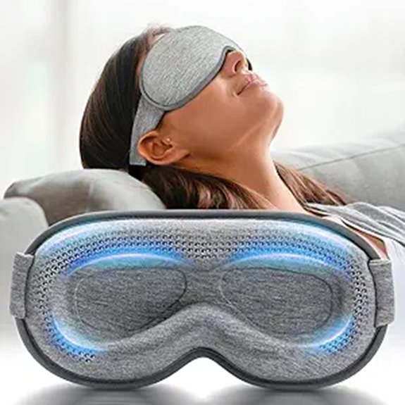 FACEMOON Weighted Sleep Mask with 3D Contour
