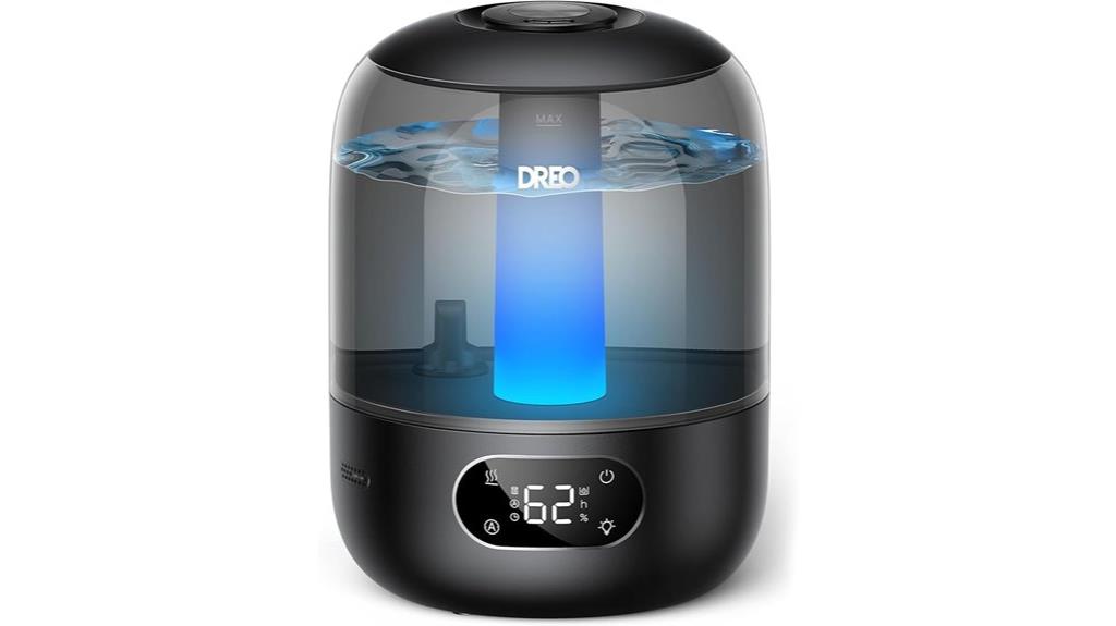cool mist bedroom humidifier