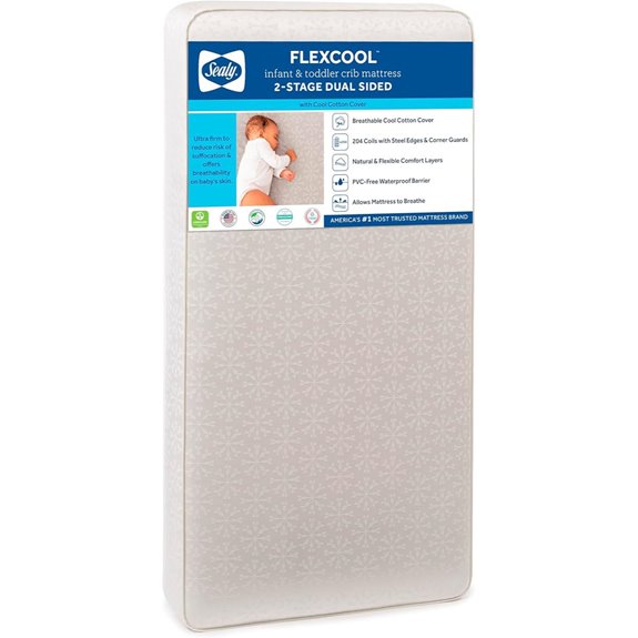 Sealy Baby Flex Cool 2-Stage Crib Mattress