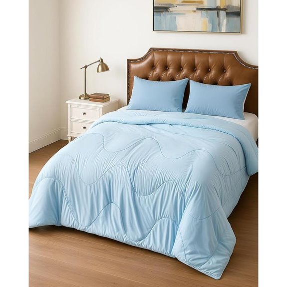 Cooling Bamboo Fiber Comforter for Hot Sleepers