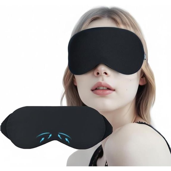 Cooling Cotton Eye Sleep Mask for Men & Women