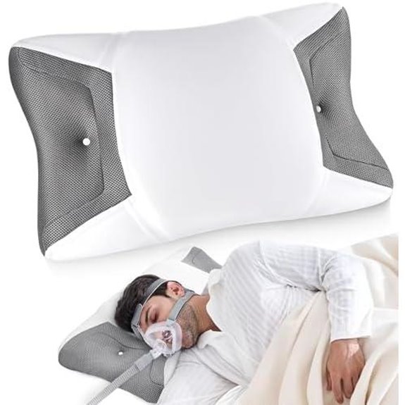 CPAP Pillow for Side Sleepers with Cooling Cover