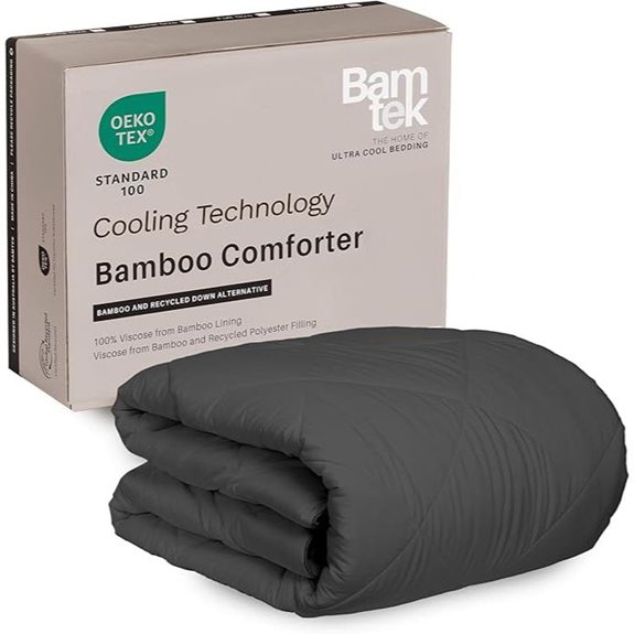 Bamboo Viscose Comforter Cooling Fluffy King Size