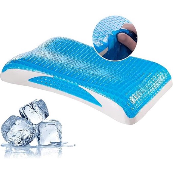EUCIOR Cooling Gel Memory Foam Pillow (Queen Size)