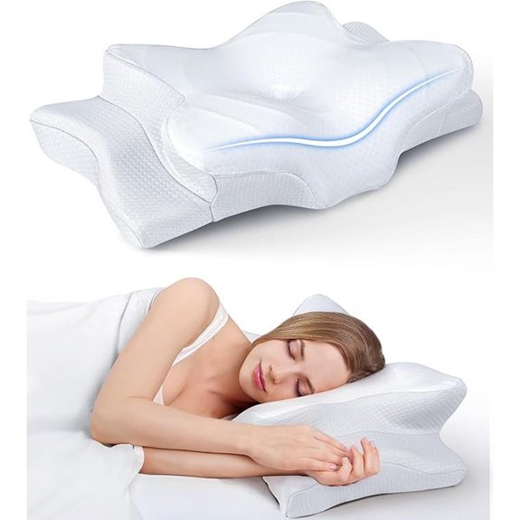 Cooling Neck Support Pillow with Memory Foam