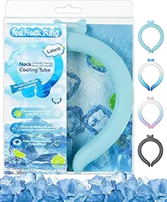 Neck Cooling Wrap with Reusable Gel Ice Pack