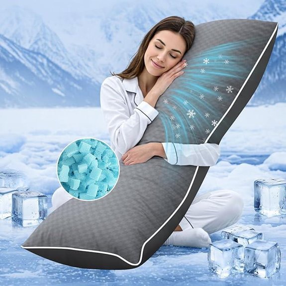 YZ HOME Cooling Body Pillow with Shredded Memory Foam