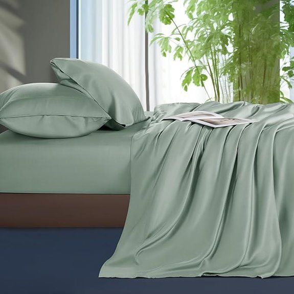 Shilucheng Tencel 4-Piece Cooling Bed Sheets Set