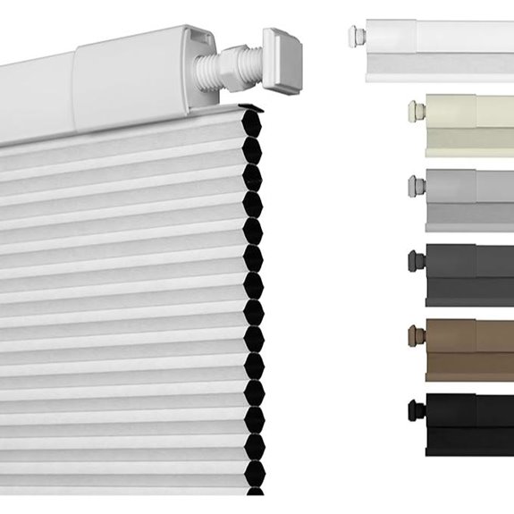 Cordless Blackout Cellular Shades for Windows