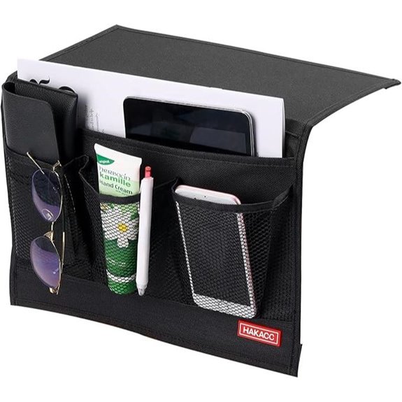 HAKACC Bedside Organizer with Pockets for Couch