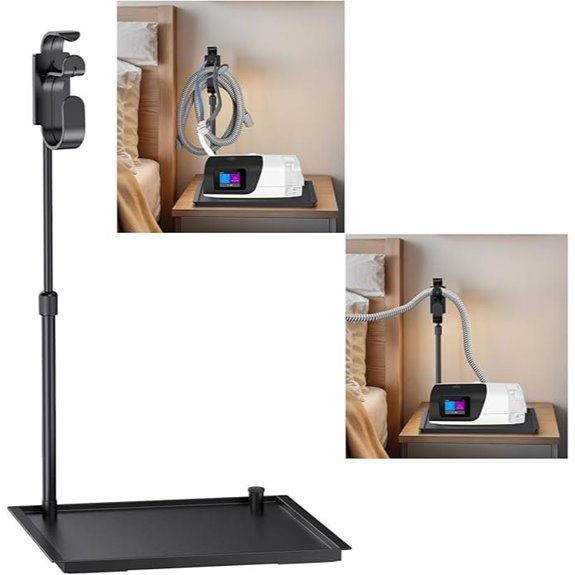 CPAP Organizer Mat & Hose Holder (Black)