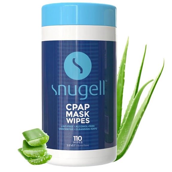 Snugell Unscented CPAP Mask Wipes (110 Count)