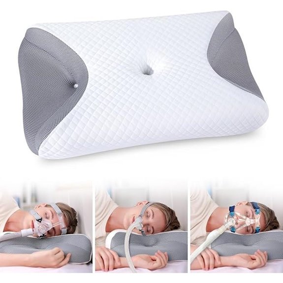 HOMCA CPAP Pillow for Side Sleepers and Mask Fit