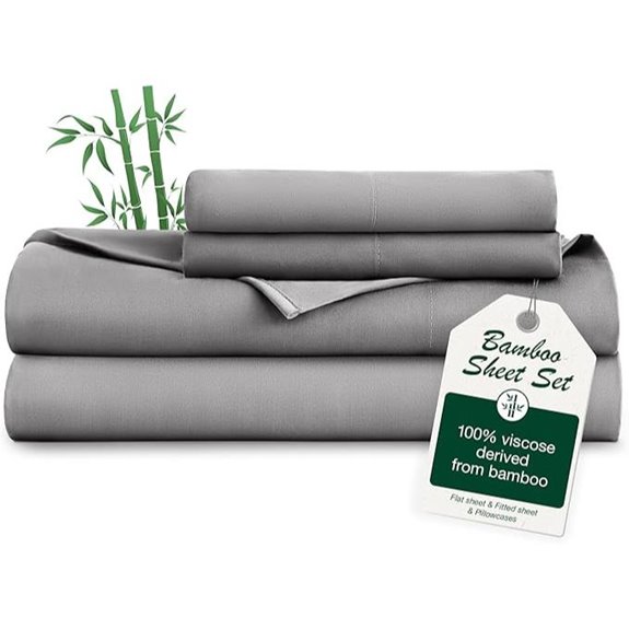 Love's Cabin Bamboo Queen Sheet Set Breathable & Soft