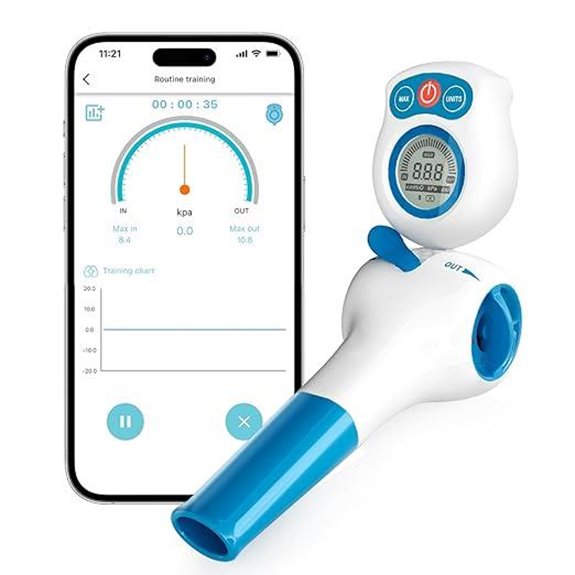 Sonmol Digital Lung Trainer with Breathing Exercise App