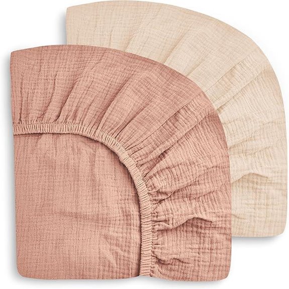 Sweet Dolphin 2-Pack Cotton Fitted Crib Sheets