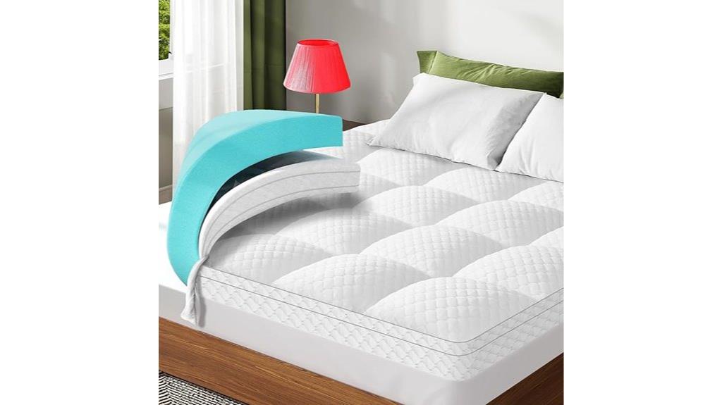 double layer foam topper