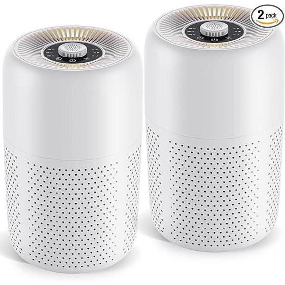 YARIKI 2-Pack Air Purifiers with Aromatherapy