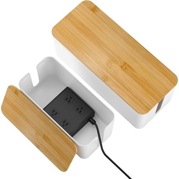 YECAYE 2 Pack Cable Management Boxes