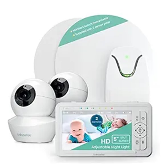 Babysense Sleep Duo Baby Monitor with 2 Cameras