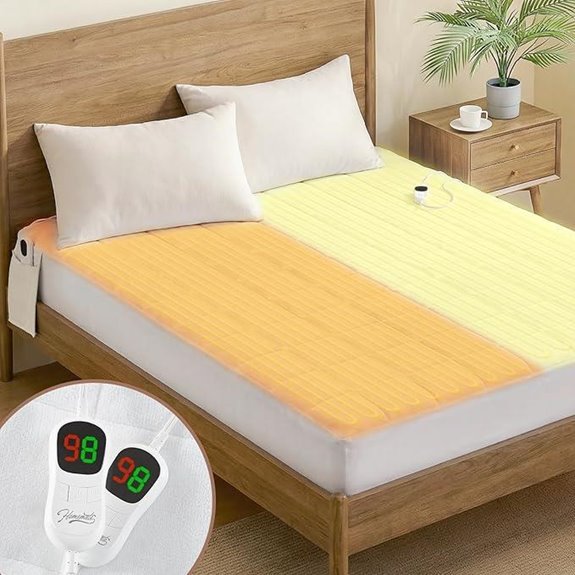 Homemate Queen Heated Mattress Pad with Dual Controls
