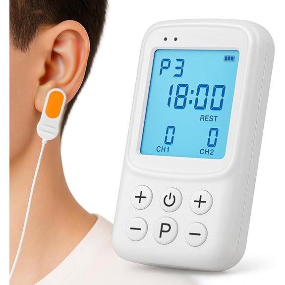 Dual Ear Clip Relaxation Device with 3 Modes