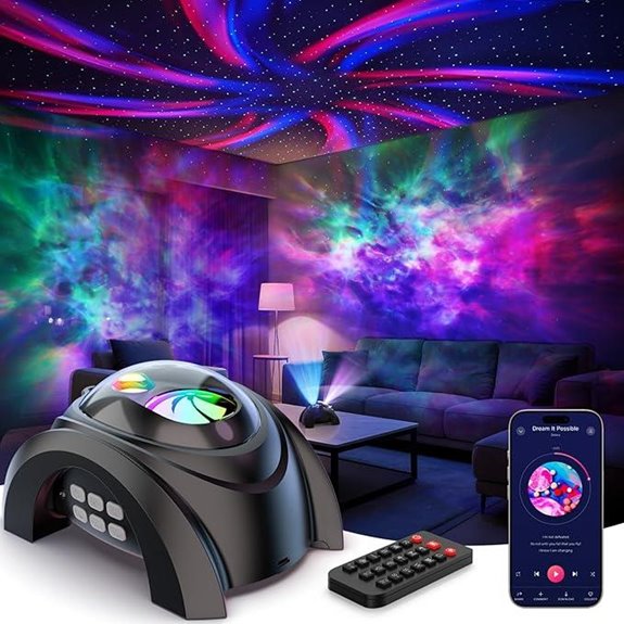 Rossetta Dual Lens Galaxy Projector with Bluetooth Speaker