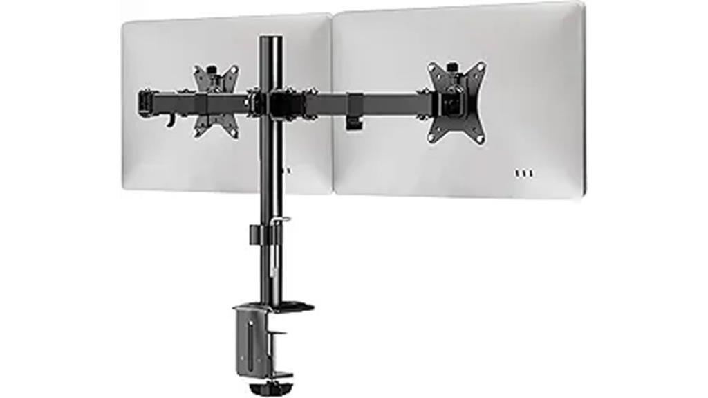 dual monitor adjustable stand
