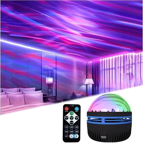 2-in-1 Northern Lights & Ocean Wave Projector