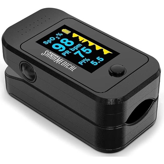 Santamedical Dual OLED Pulse Oximeter with Case