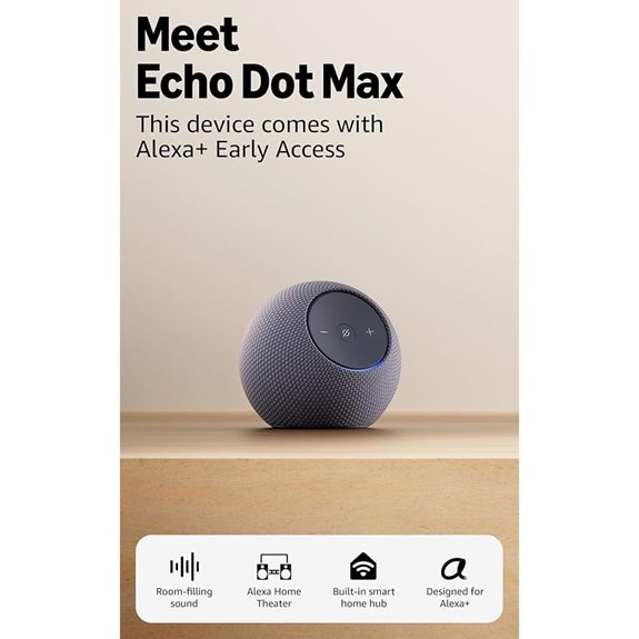 Amazon Echo Dot Max with Alexa and Smart Hub