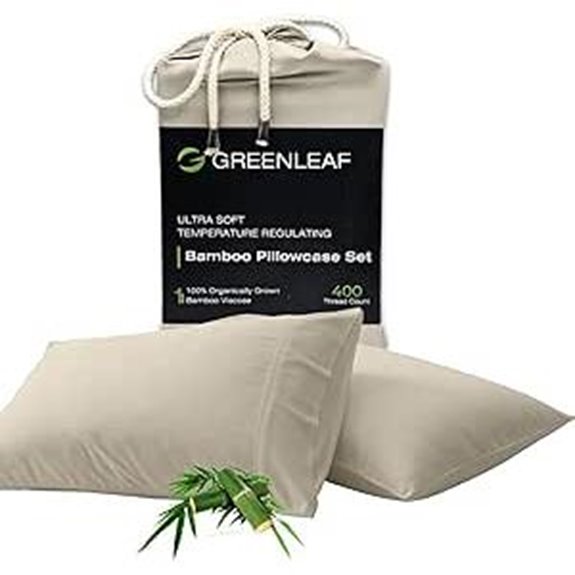 Greenleaf Bamboo Pillow Cases Set of 2