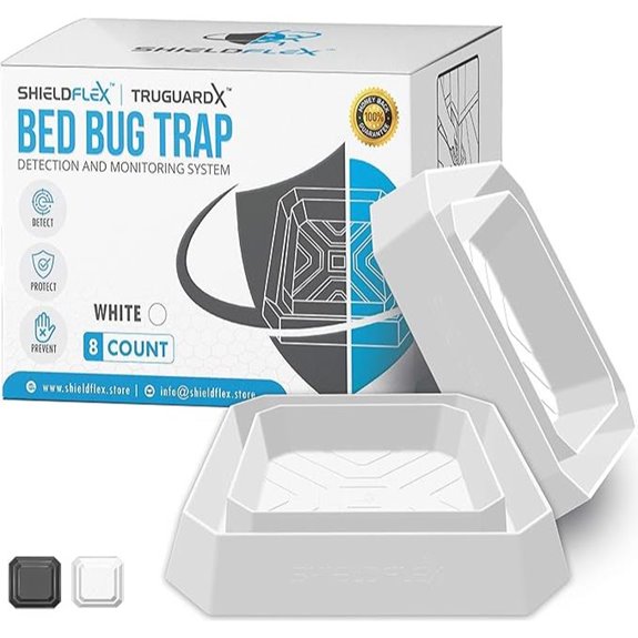 Bed Bug Trap 8 Pack | Eco-Friendly Bed Bug Interceptors