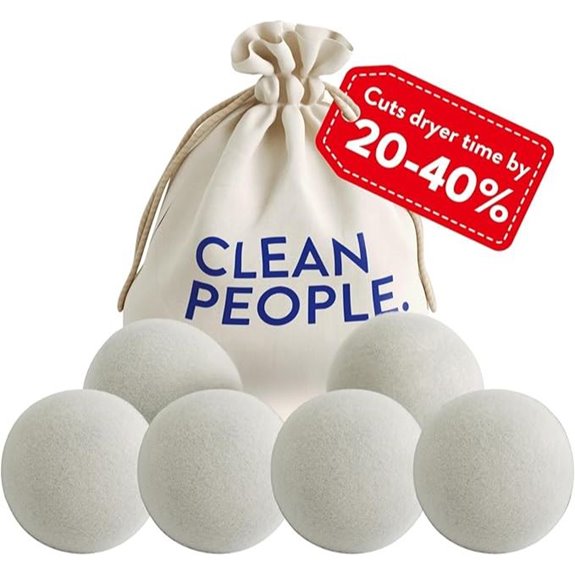 The Clean People Wool Dryer Balls (6 Pack)