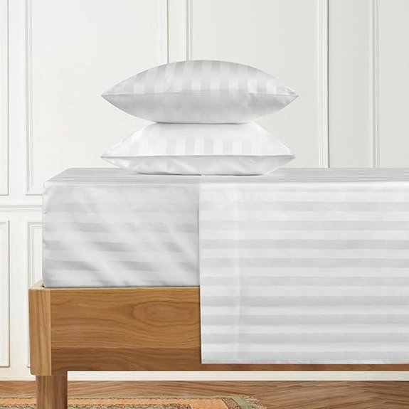 UrbanHut Egyptian Cotton King Sheet Set (4 pcs)
