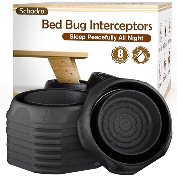 Bed Bug Interceptors 8 Pack 24/7 Insect Monitors