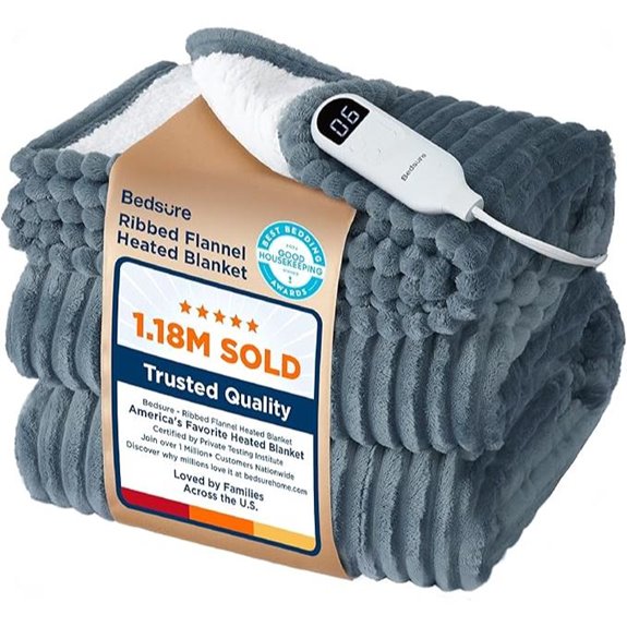 Bedsure Heated Electric Blanket with Timer